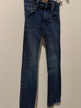 Wrangler Slim Straight Jeans in Dark Blue Wash